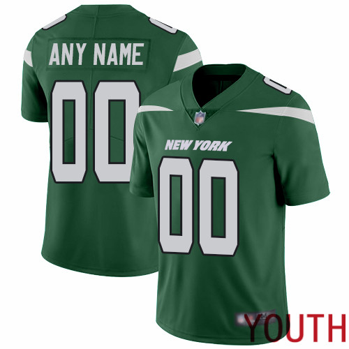 Limited Green Youth Home Jersey NFL Customized Football New York Jets Vapor Untouchable